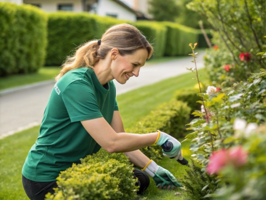 Alltagsfee hilft bei der Gartenarbeit in Bornheim