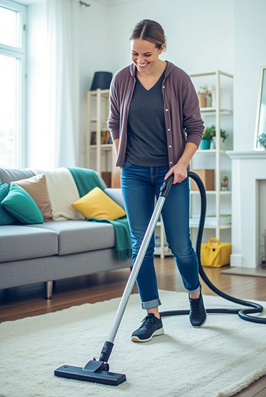 Freundliche Alltagshilfe Werl bei der Hausarbeit